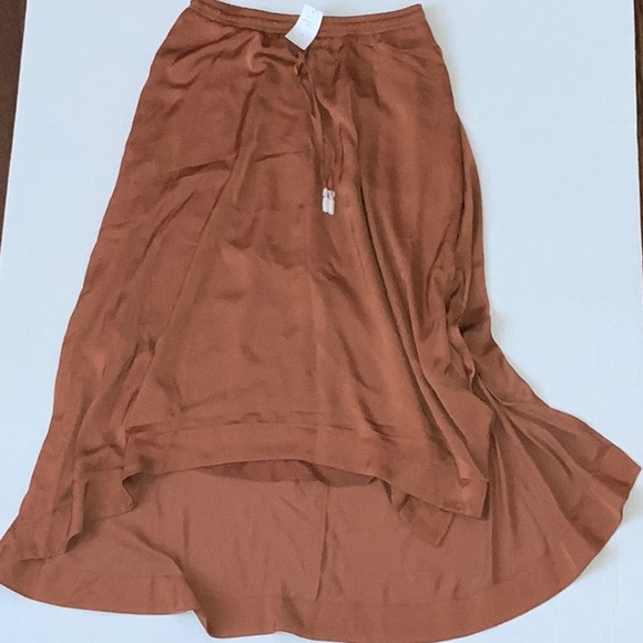 NWT BANANA REPUBLIC Heritage High/low Midi Skirt - Size S - Picture 2 of 9